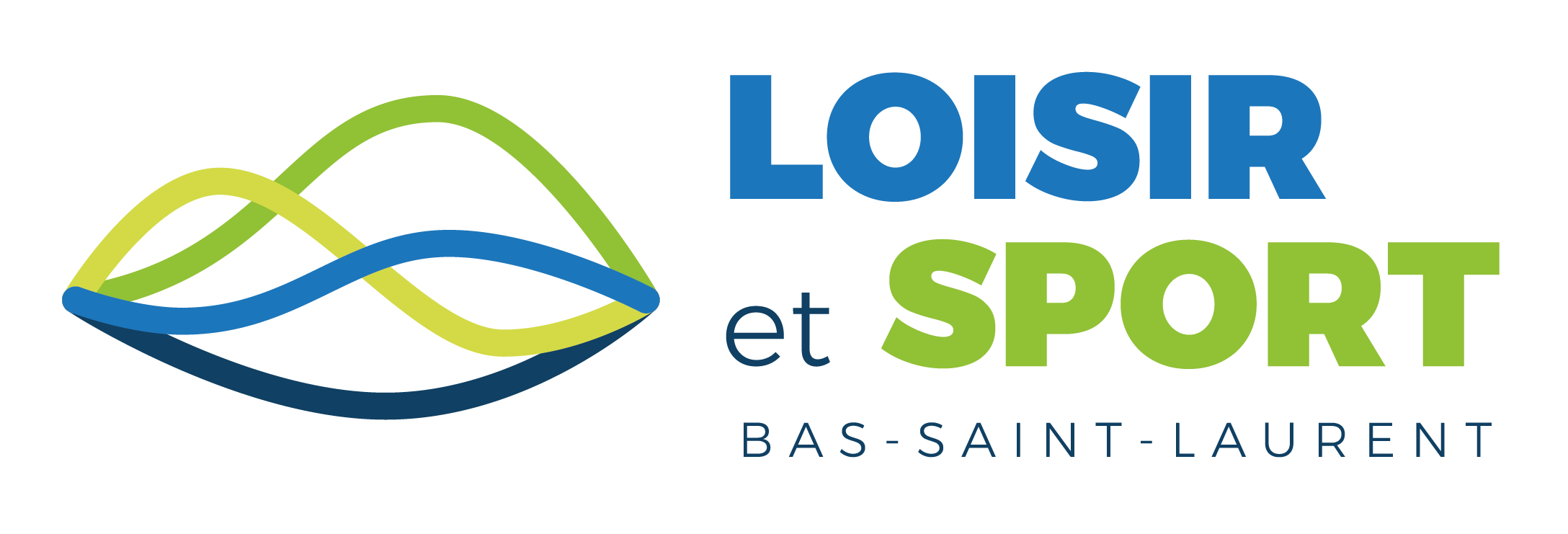 Logo de Loisir et Sport Bas-Saint-Laurent en couleurs